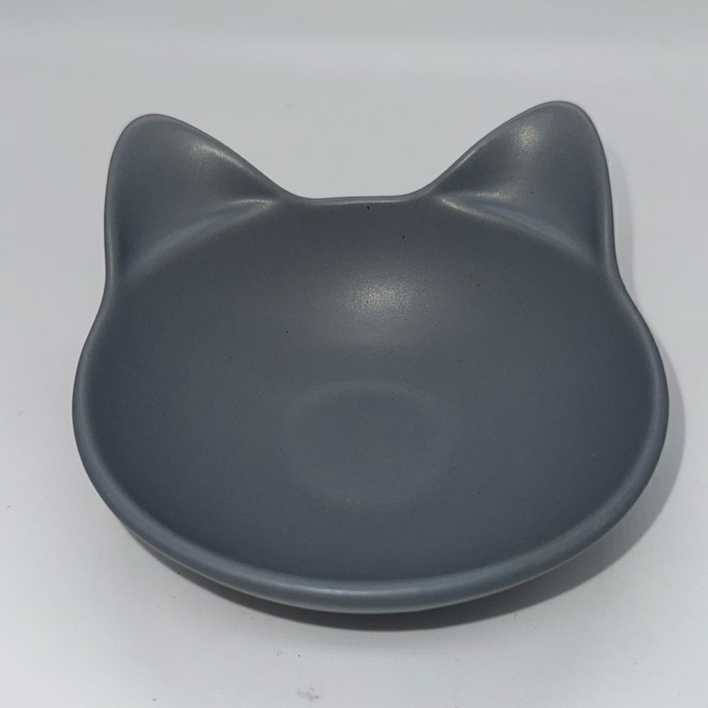 Stoneware Kitty Food/Bowl